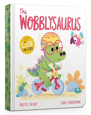 Book cover for The Wobblysaurus Board Book