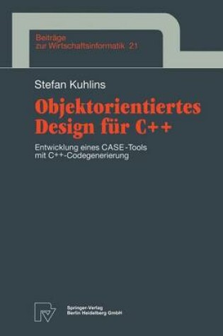 Cover of Objektorientiertes Design für C++