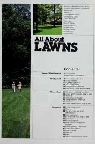 Cover of All about Lawns