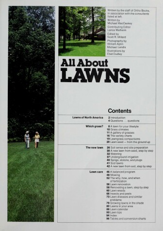 Cover of All about Lawns