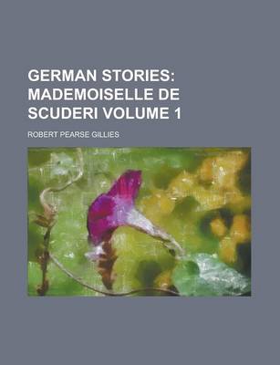 Book cover for German Stories Volume 1