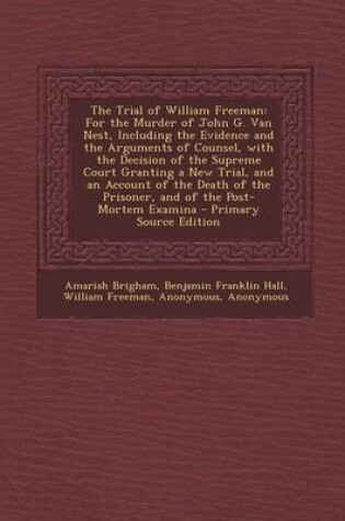 Cover of The Trial of William Freeman