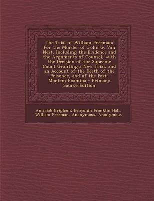 Book cover for The Trial of William Freeman