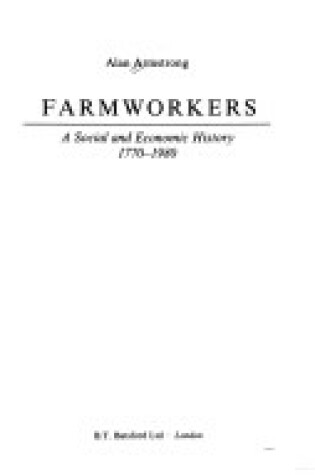 Cover of Farm-workers