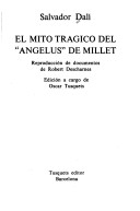 Book cover for Mito Tragico del Angelus de Millet