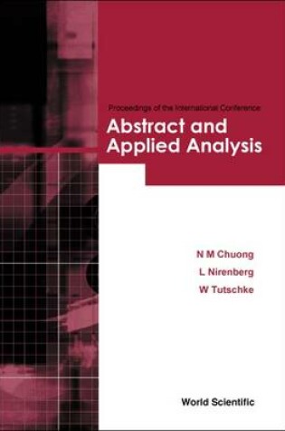 Cover of Abstract and Applied Analysis