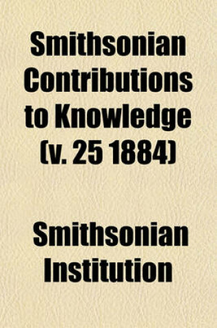 Cover of Smithsonian Contributions to Knowledge Volume 33