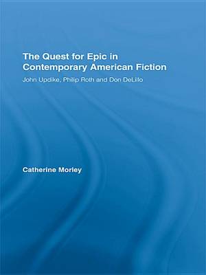 Book cover for The Quest for Epic in Contemporary American Fiction