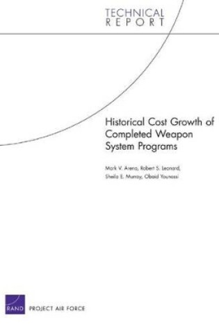 Cover of Historical Cost Growth of Completed Weapon System Programs