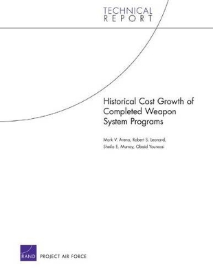 Book cover for Historical Cost Growth of Completed Weapon System Programs