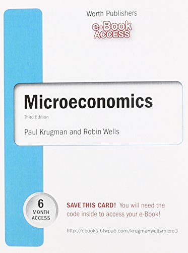 Book cover for eBook Access Card for Microeconomics & Sapling Access Card (6 Month)