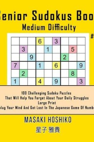 Cover of Senior Sudokus Book Medium Difficulty #4