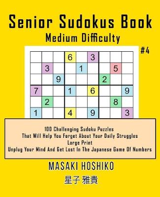 Book cover for Senior Sudokus Book Medium Difficulty #4