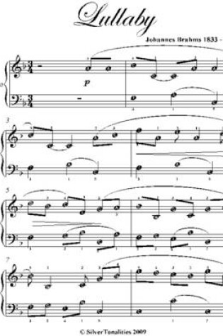 Cover of Lullaby Easy Piano Sheet Music