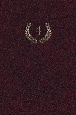 Book cover for Monogram "4" Journal