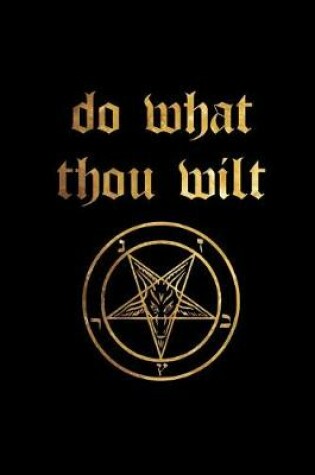 Cover of Do What Thou Wilt