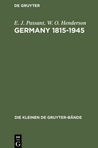 Cover of Germany 1815-1945