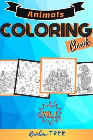 Cover of Animals Coloring Book - Vol 4