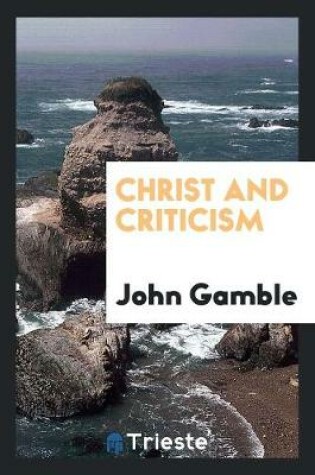 Cover of Christ and Criticism