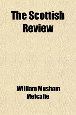 Book cover for The Scottish Review Volume 12