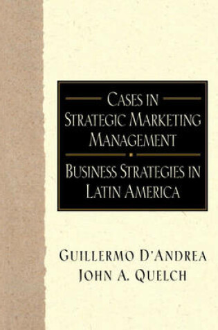 Cover of Cases in Strategic Marketing Management