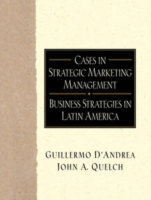 Book cover for Cases in Strategic Marketing Management