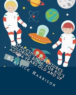 Book cover for Spaceship Adventures Coloring Book