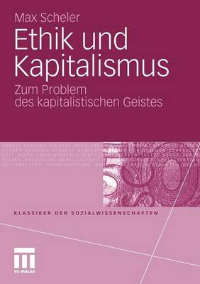 Book cover for Ethik und Kapitalismus