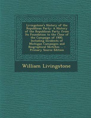 Book cover for Livingstone's History of the Republican Party