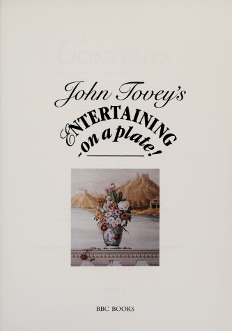 Book cover for Entertaining on a Plate