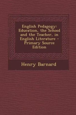 Cover of English Pedagogy