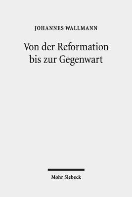 Cover of Von der Reformation bis zur Gegenwart