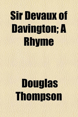 Book cover for Sir Devaux of Davington; A Rhyme