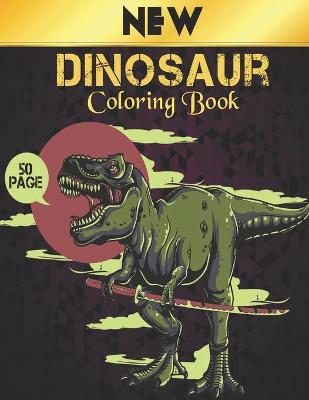 Book cover for Dinosauri Bambini Libro da Colorare