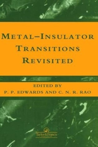 Cover of The Metal-Nonmetal Transition Revisited