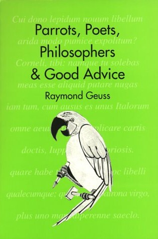 Cover of Parrots, Poets, Philosophers and Good Advice