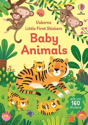 Book cover for Little First Stickers Baby Animals