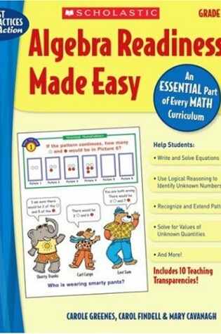 Cover of Algebra Readiness Made Easy: Grade 1