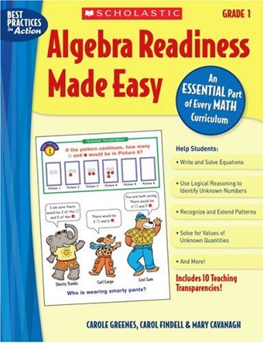 Cover of Algebra Readiness Made Easy: Grade 1