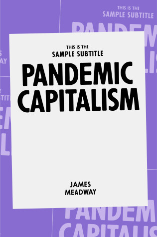 Cover of Pandemic Capitalism