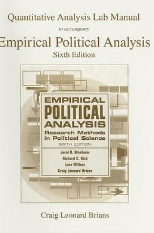 Cover of Quantitative Analysis Lab Manual