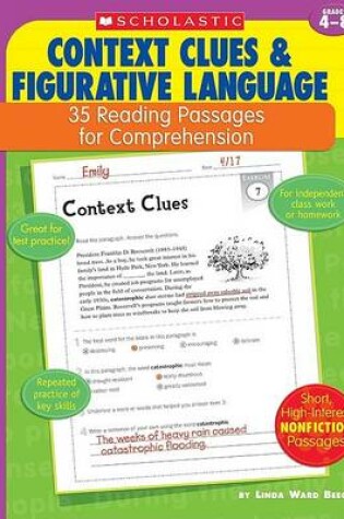 Cover of 35 Reading Passages for Comprehension: Context Clues & Figurative Language