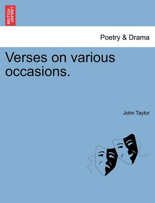 Book cover for Verses on Various Occasions.