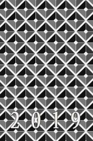 Cover of Geometric Diamond Shapes in Black, White, and Greys