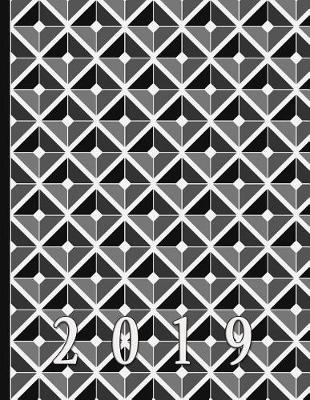 Book cover for Geometric Diamond Shapes in Black, White, and Greys