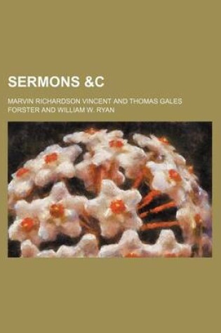 Cover of Sermons &C