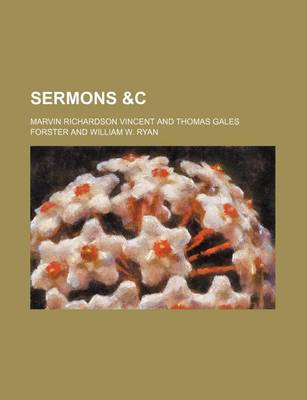 Book cover for Sermons &C