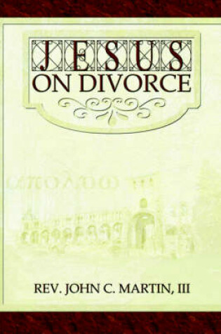 Cover of Jesus on Divorce