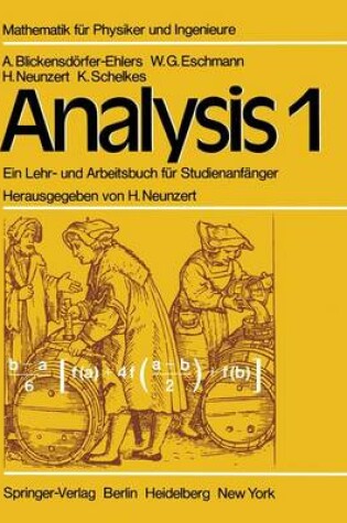 Cover of Analysis I