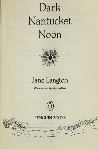 Cover of Langton Jane : Dark Nantucket Noon